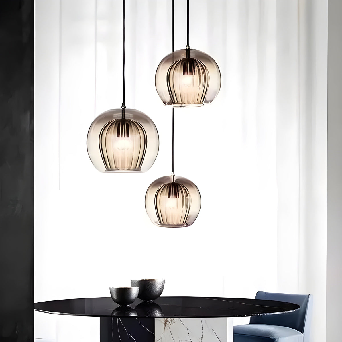 FrostedGlow Light – Lampada a sospensione in vetro moderna