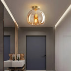 LustroCeil Light - Lampada da soffitto in vetro minimalista