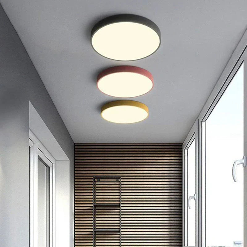 Lampada da soffitto LED rotonda minimalista moderna