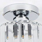 GlareFusion Moderno Lampadario a Soffitto in Vetro Cristallo LED Nordico