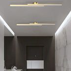 Moderna Lampada da Soffitto in Alluminio a Striscia Lunga