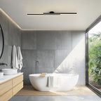 Maddie | Lampada da soffitto LED lineare moderna ultra-sottile in alluminio