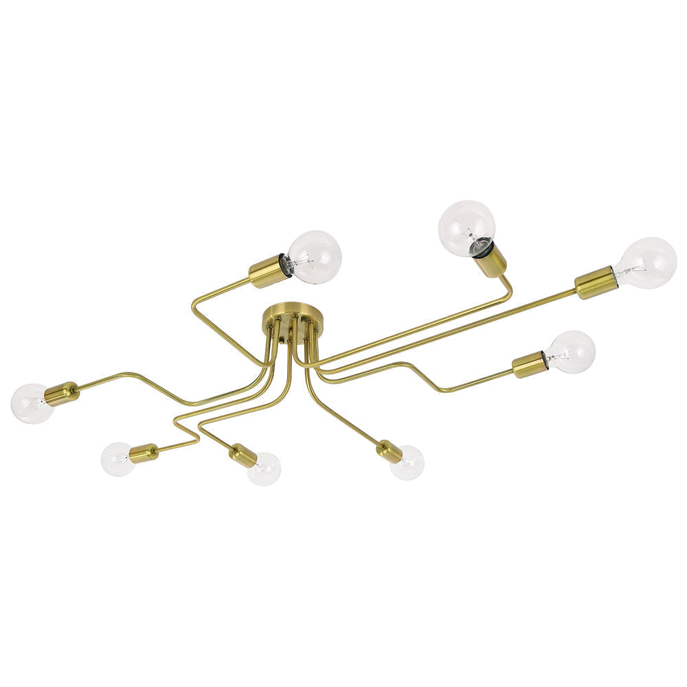Qvistunix Moderno Industriale Sputnik Luce Semi Flush