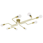 Qvistunix Moderno Industriale Sputnik Luce Semi Flush
