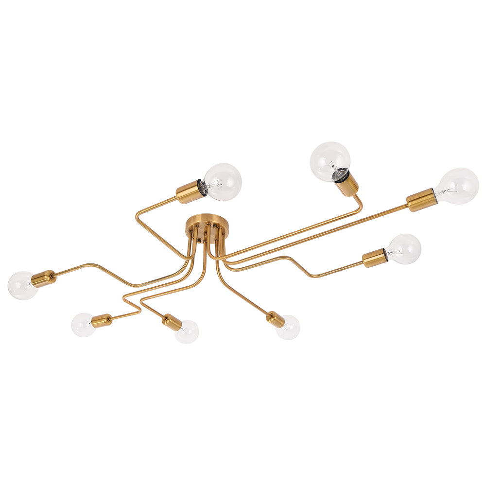 Qvistunix Moderno Industriale Sputnik Luce Semi Flush