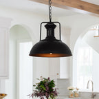 Lampada a sospensione moderna industriale a cupola singola