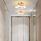 Lampada da soffitto rotonda in ferro moderno chic