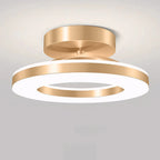Lampada da soffitto rotonda in ferro moderno chic