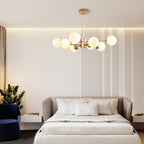 Moderno Lampadario Bubble Sputnik in Stile Mid-Century