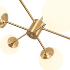 Moderno Lampadario Bubble Sputnik in Stile Mid-Century