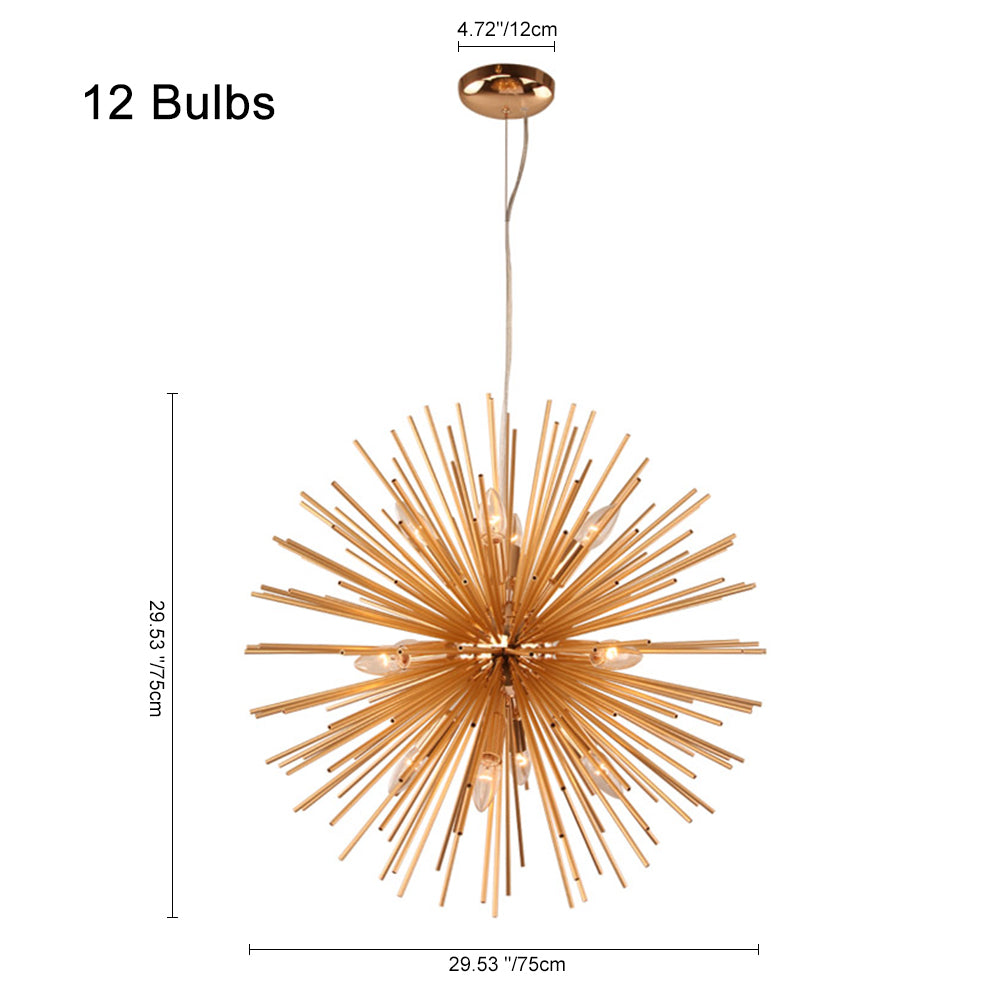 Moderna Lampada Sputnik Sunburst in Stile Mid-Century