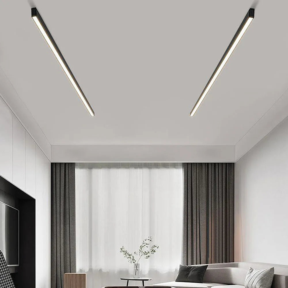 Moderna Lampada da Soffitto a Striscia LED Nordica