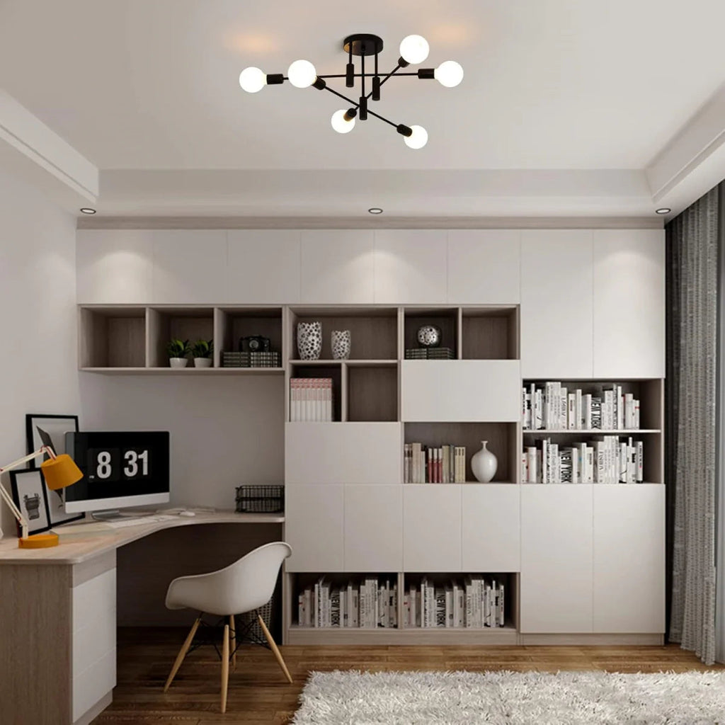 Moderna Luce da Soffitto con Più Lampadine Nordic