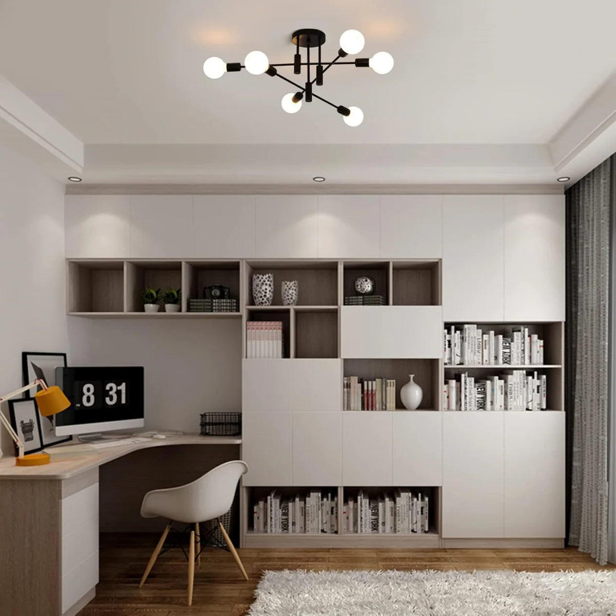 Moderna Luce da Soffitto con Più Lampadine Nordic