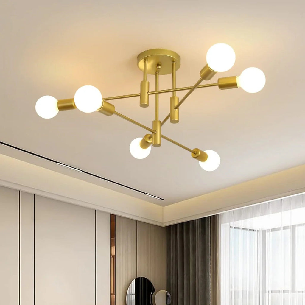 Moderna Luce da Soffitto con Più Lampadine Nordic