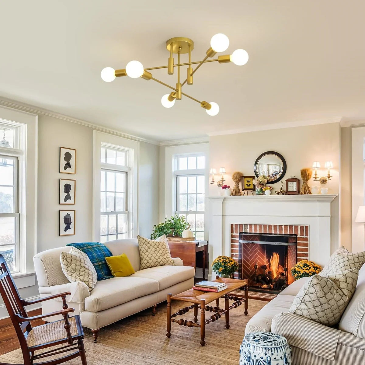 Moderna Luce da Soffitto con Più Lampadine Nordic