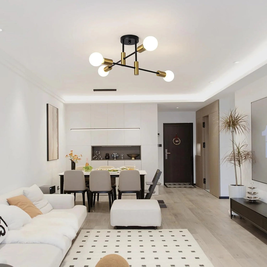 Moderna Luce da Soffitto con Più Lampadine Nordic