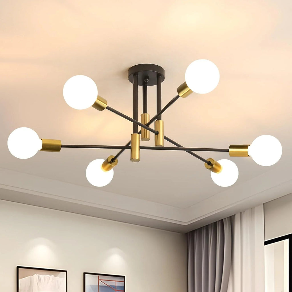 Moderna Luce da Soffitto con Più Lampadine Nordic