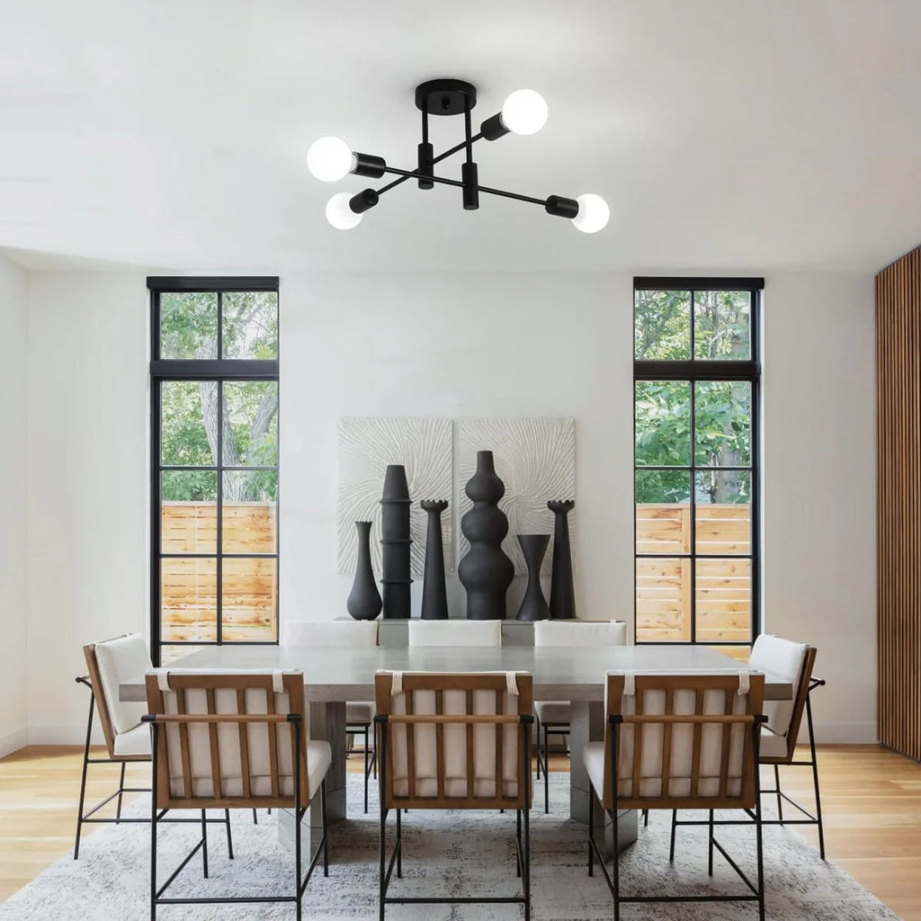 Moderna Luce da Soffitto con Più Lampadine Nordic