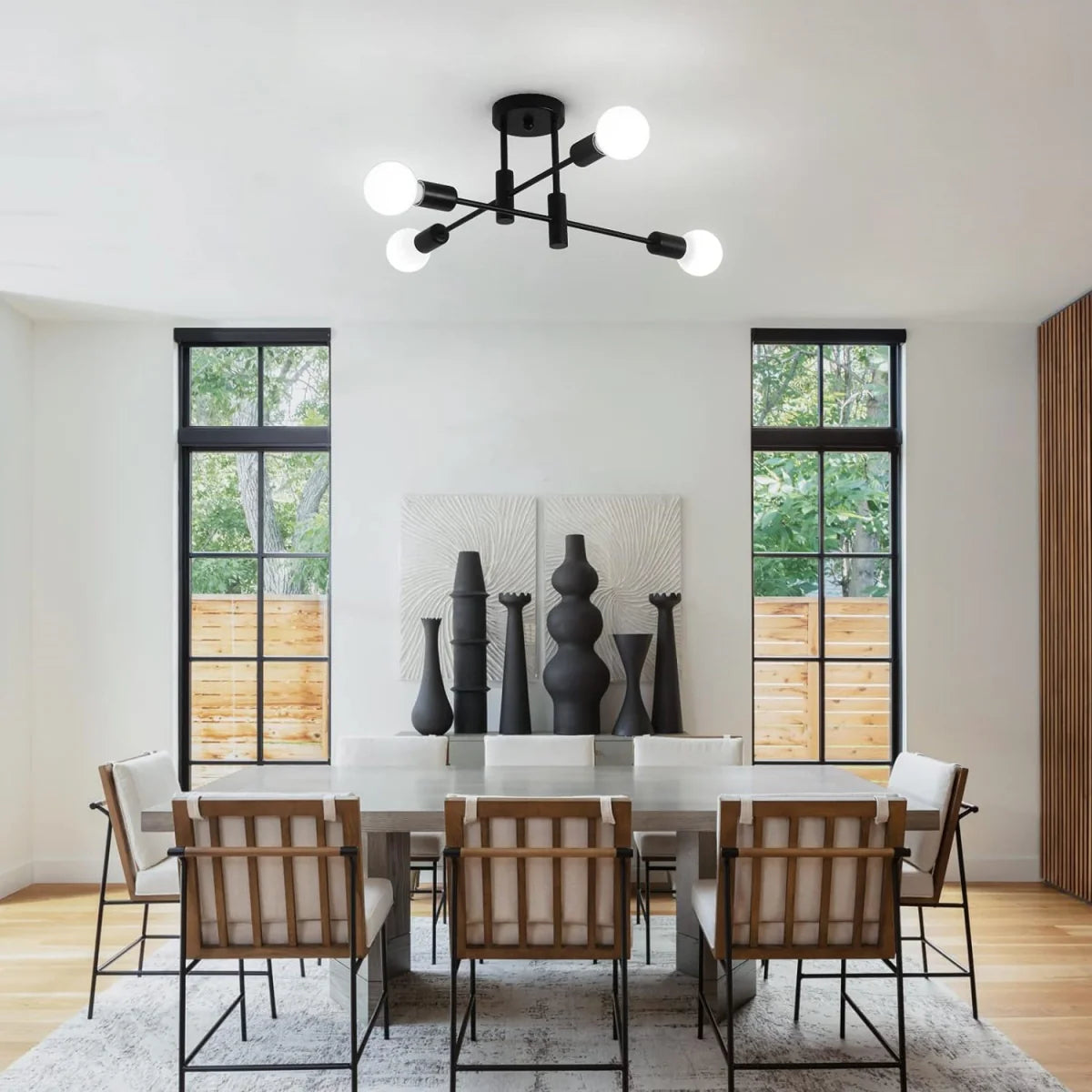 Moderna Luce da Soffitto con Più Lampadine Nordic