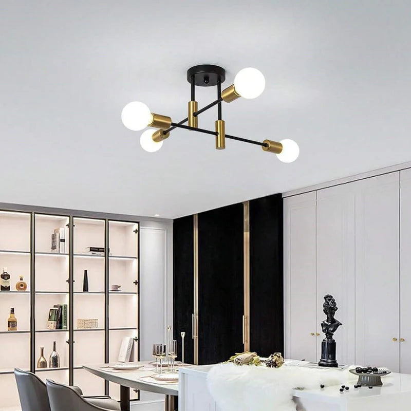 Moderna Luce da Soffitto con Più Lampadine Nordic