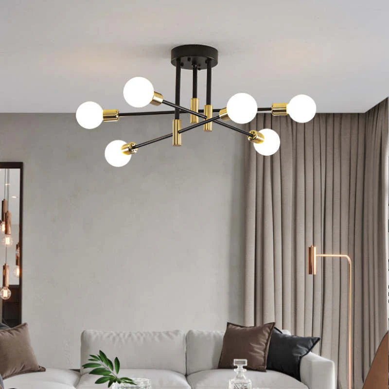 Moderna Luce da Soffitto con Più Lampadine Nordic