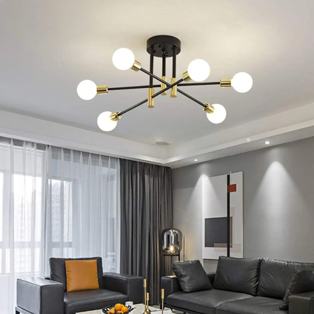 Moderna Luce da Soffitto con Più Lampadine Nordic