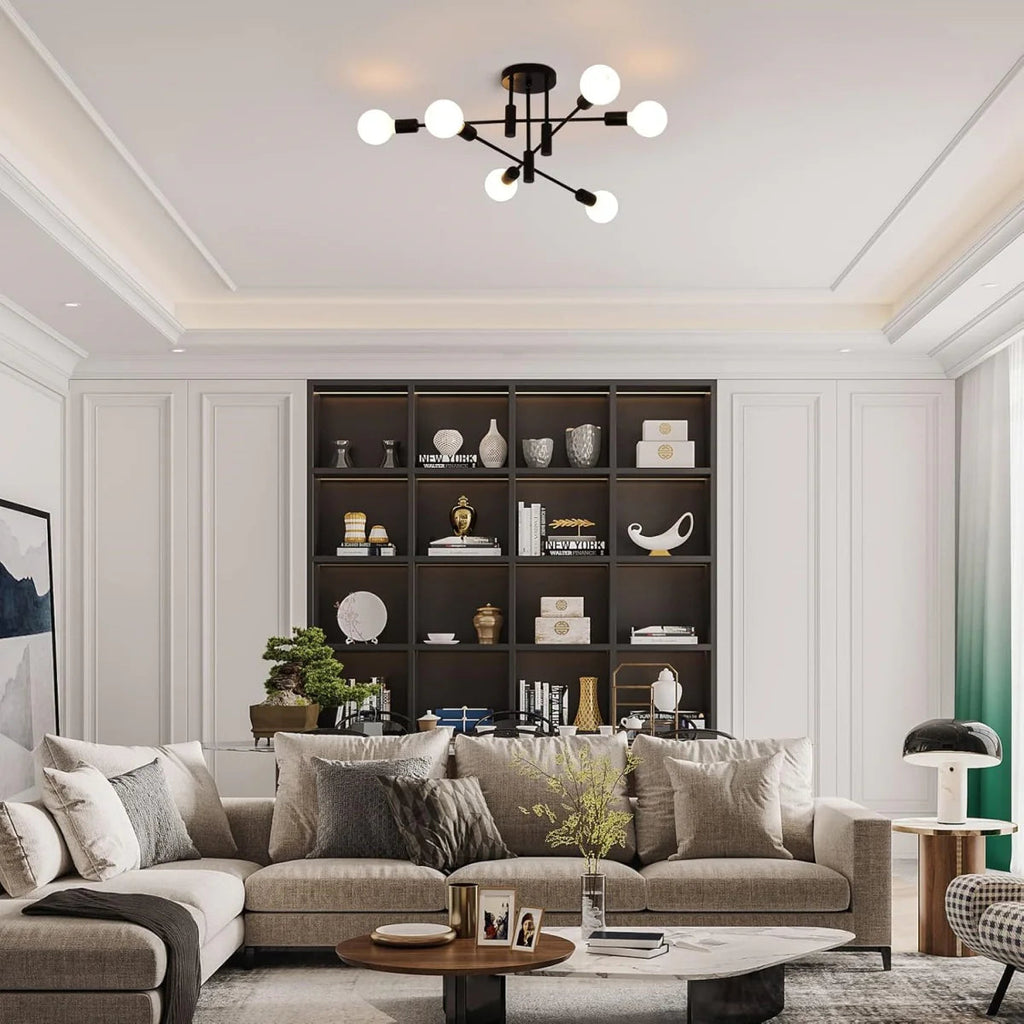 Moderna Luce da Soffitto con Più Lampadine Nordic