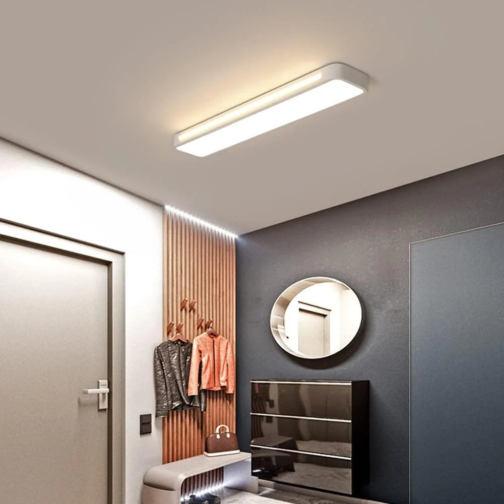 Sottile Lampada da Soffitto LED Nordica Lunga