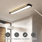 Sottile Lampada da Soffitto LED Nordica Lunga