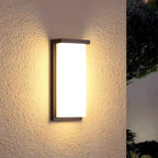Liro | Moderno Faretto da Esterno in Alluminio Nero con Classe di Protezione IP65 in Due Dimensioni per Giardino e Patio