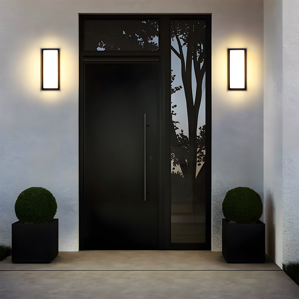 Liro | Moderno Faretto da Esterno in Alluminio Nero con Classe di Protezione IP65 in Due Dimensioni per Giardino e Patio