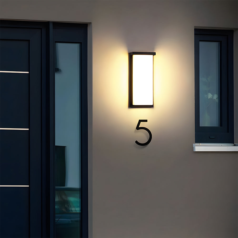 Liro | Moderno Faretto da Esterno in Alluminio Nero con Classe di Protezione IP65 in Due Dimensioni per Giardino e Patio