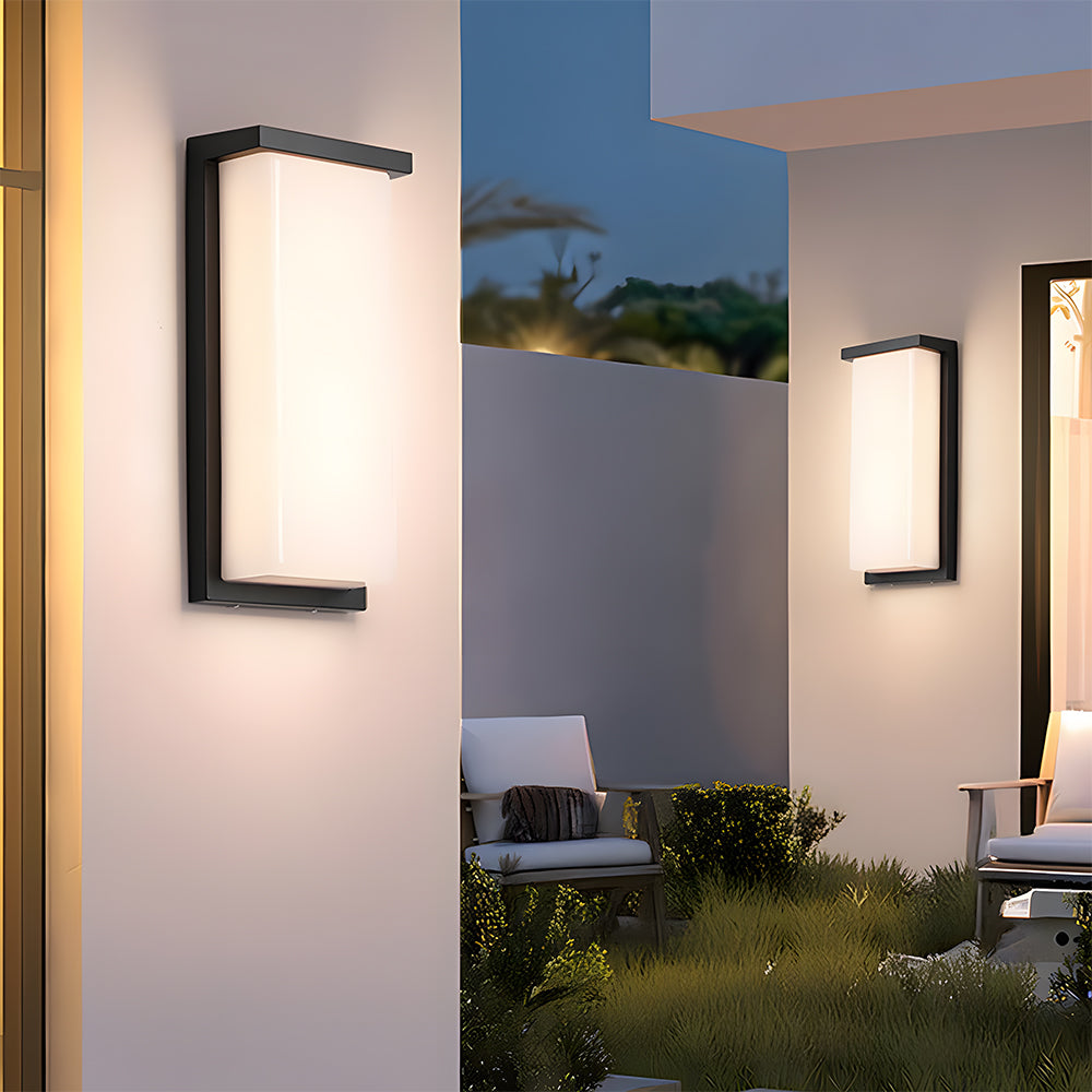 Liro | Moderno Faretto da Esterno in Alluminio Nero con Classe di Protezione IP65 in Due Dimensioni per Giardino e Patio