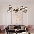 Candelabro Moderno in Vetro Seriva