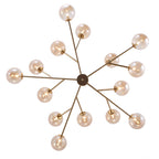 Candelabro Moderno in Vetro Seriva