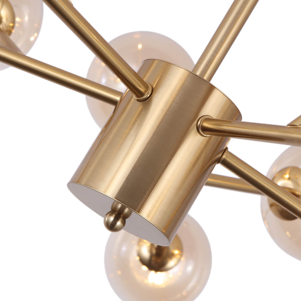 Candelabro Moderno in Vetro Seriva