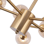 Candelabro Moderno in Vetro Seriva