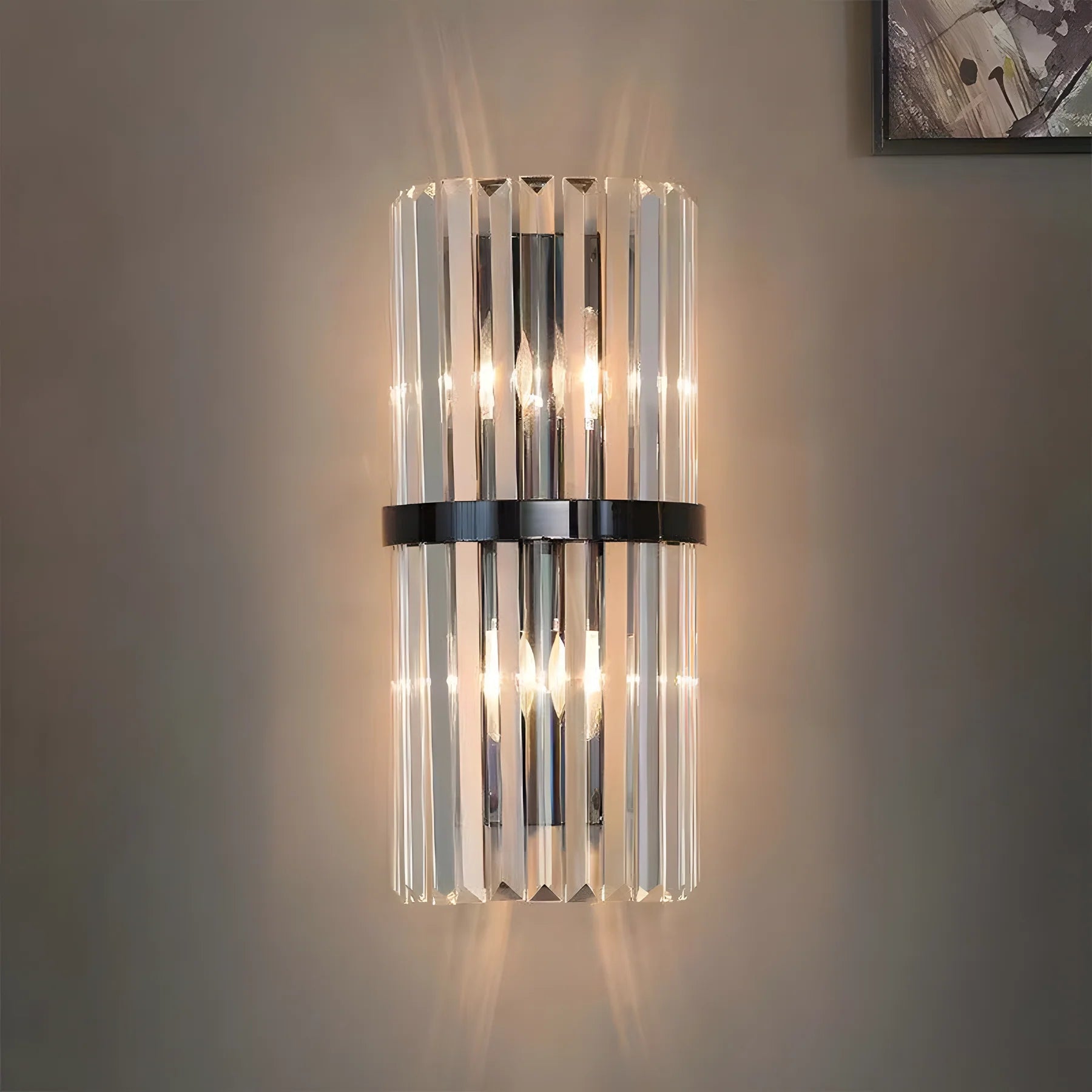 Moderna Applique da Parete in Acciaio Inossidabile di Lusso