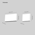 Moderno Applique da Parete Impermeabile a Doppia Testa