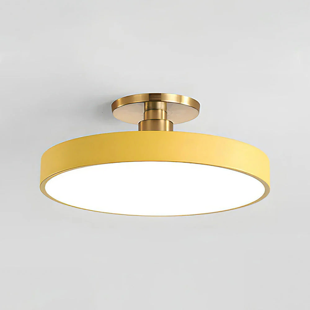 Lampada da soffitto rotonda a incasso nordica