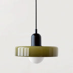 Glarefusion Moderno Lampadario in Vetro LED Stile Bauhaus