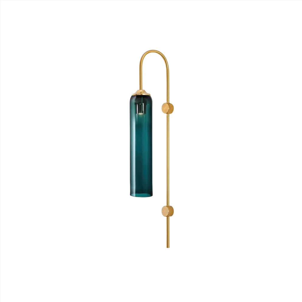 Lampada da Parete Verticale in Vetro Moderna