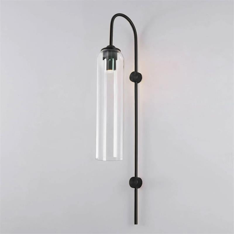 Lampada da Parete Verticale in Vetro Moderna