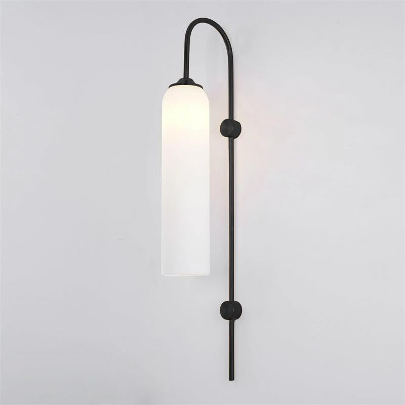 Lampada da Parete Verticale in Vetro Moderna