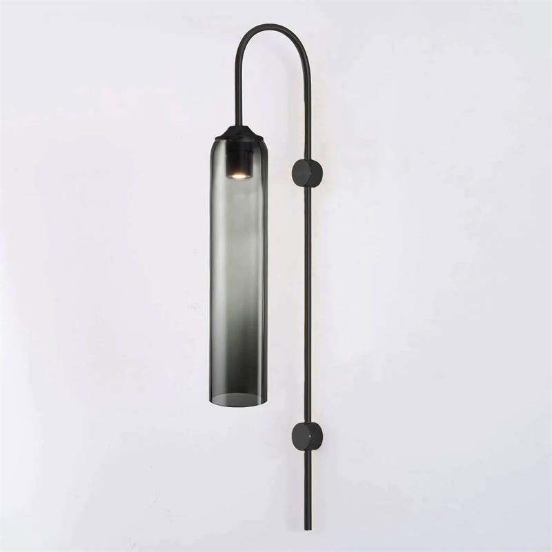 Lampada da Parete Verticale in Vetro Moderna