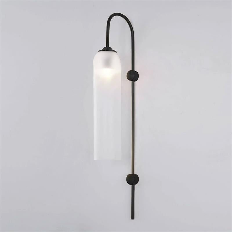 Lampada da Parete Verticale in Vetro Moderna