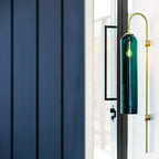 Lampada da Parete Verticale in Vetro Moderna