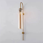 Lampada da Parete Verticale in Vetro Moderna