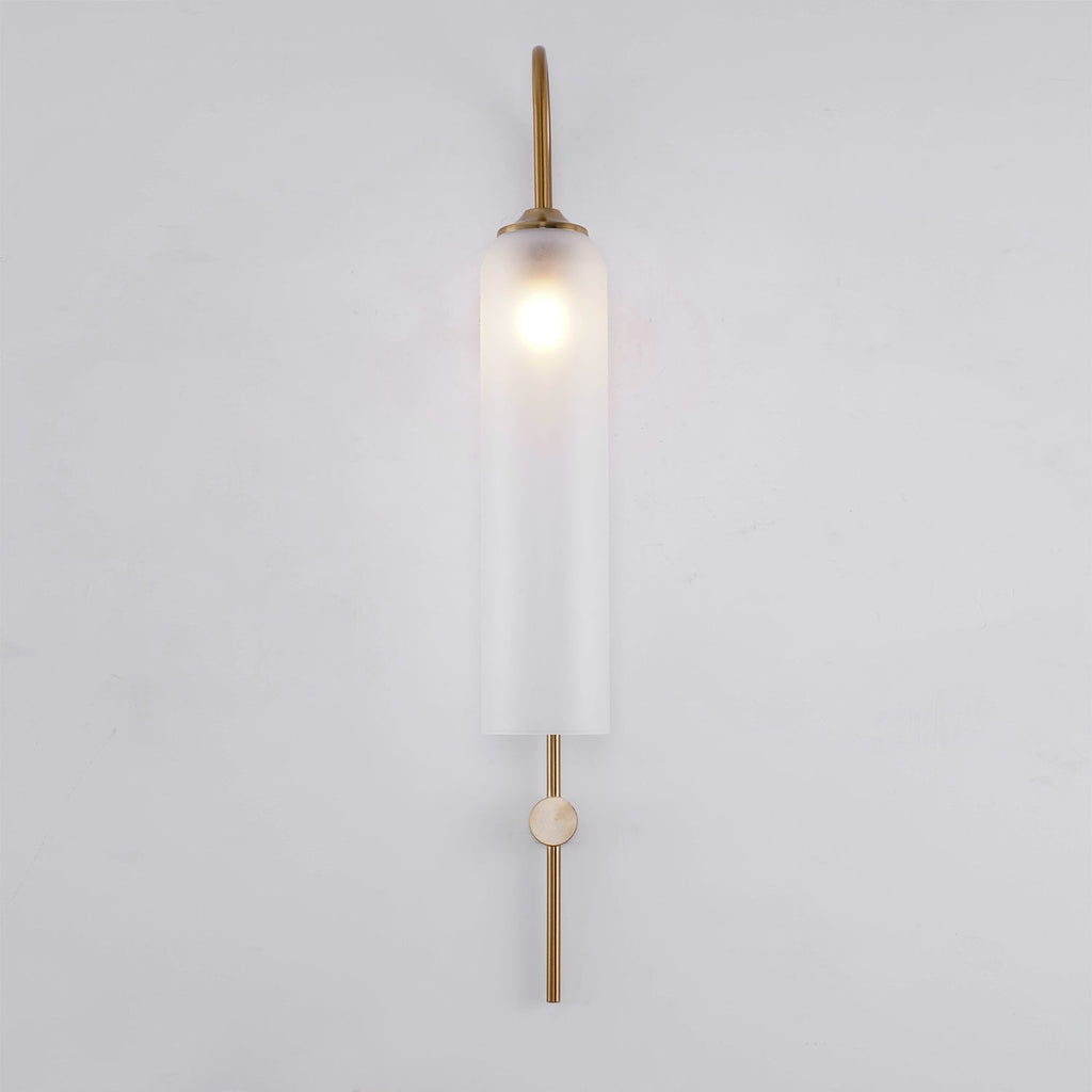 Lampada da Parete Verticale in Vetro Moderna